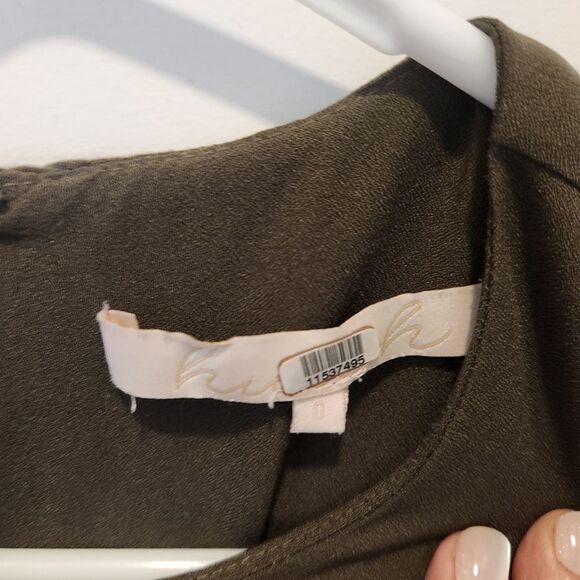 HUTCH Olive Cami Mini Dress Size 0 - Picture 4 of 8